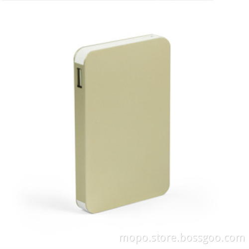 Hot selling slim aluminium alloy battery charger for mobile phone